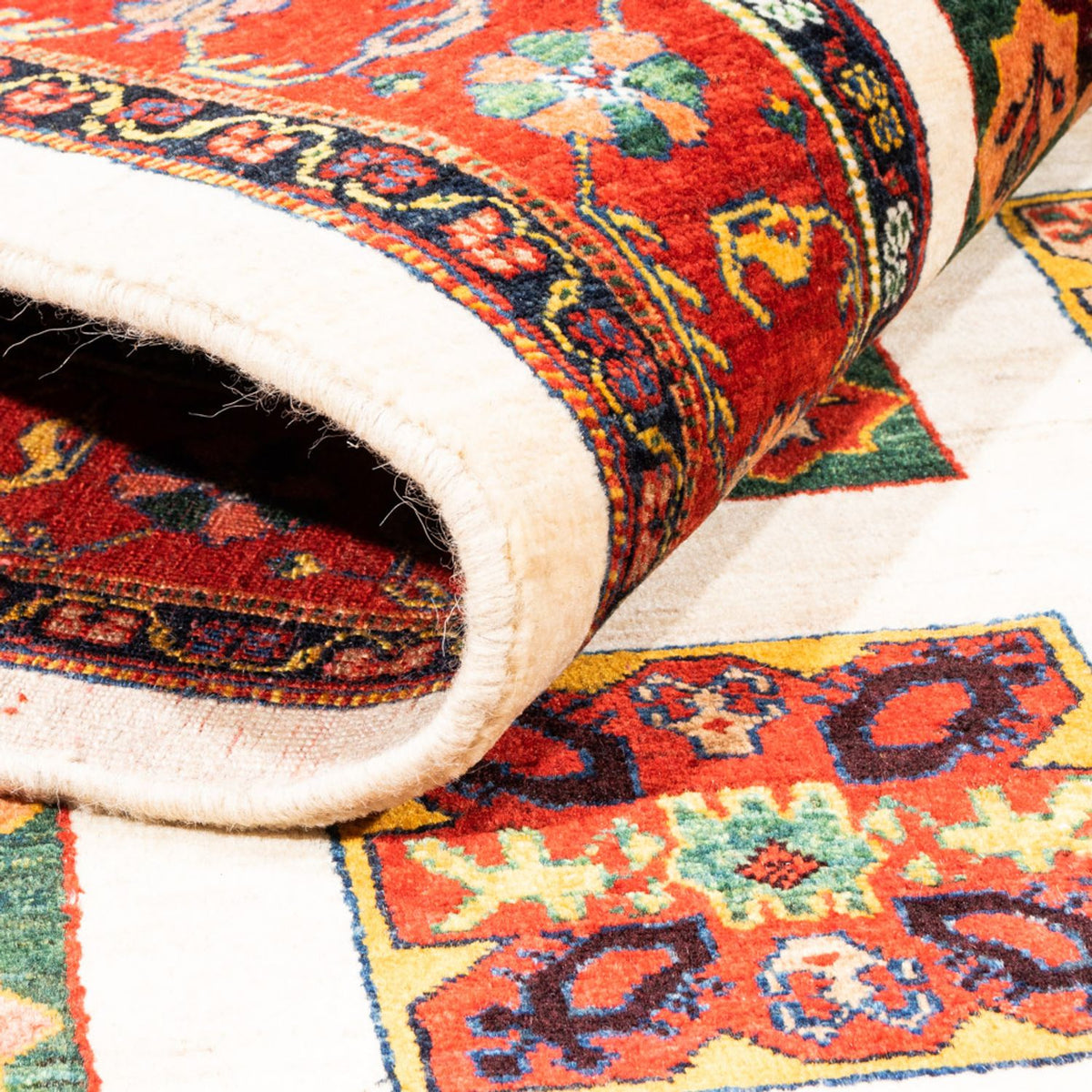 Gabbeh Rug - Perser - 204 x 157 cm - cream