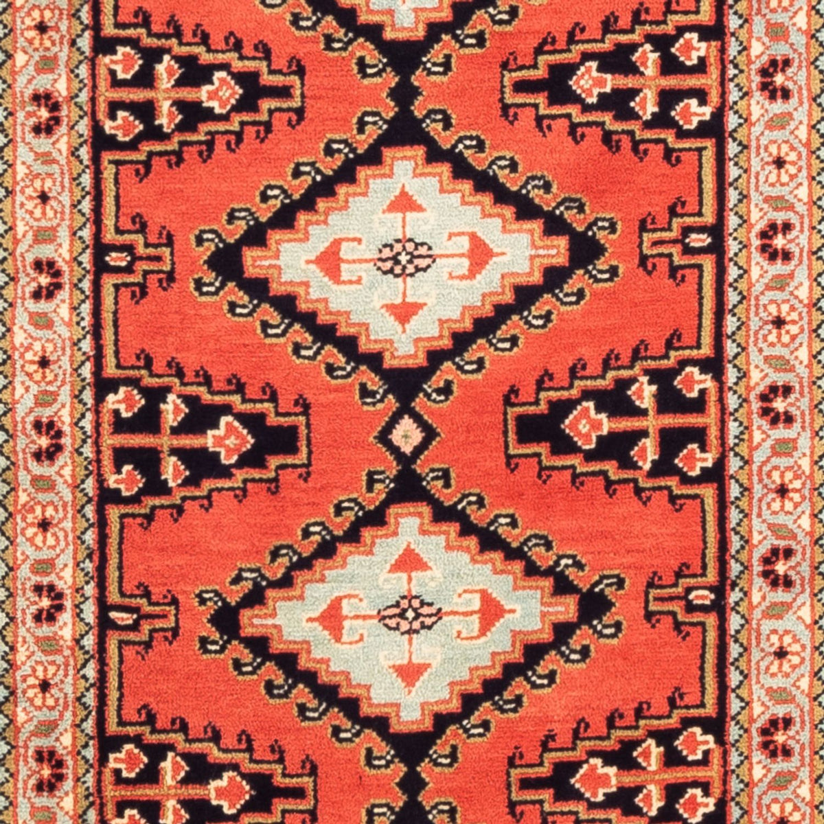 Runner Kelim Rug - Oriental - 310 x 75 cm - red