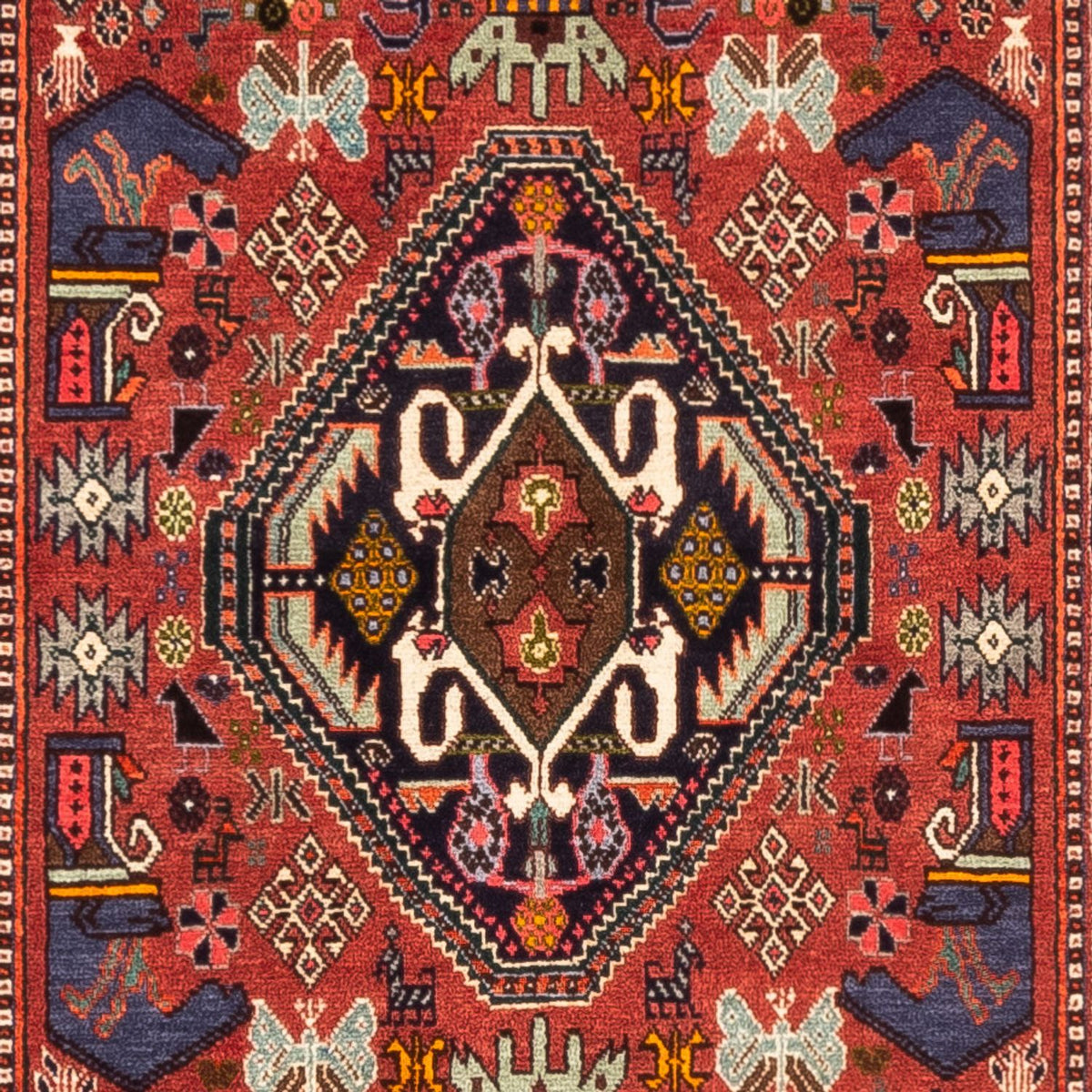 Runner Perser Rug - Nomadic - 258 x 80 cm - red