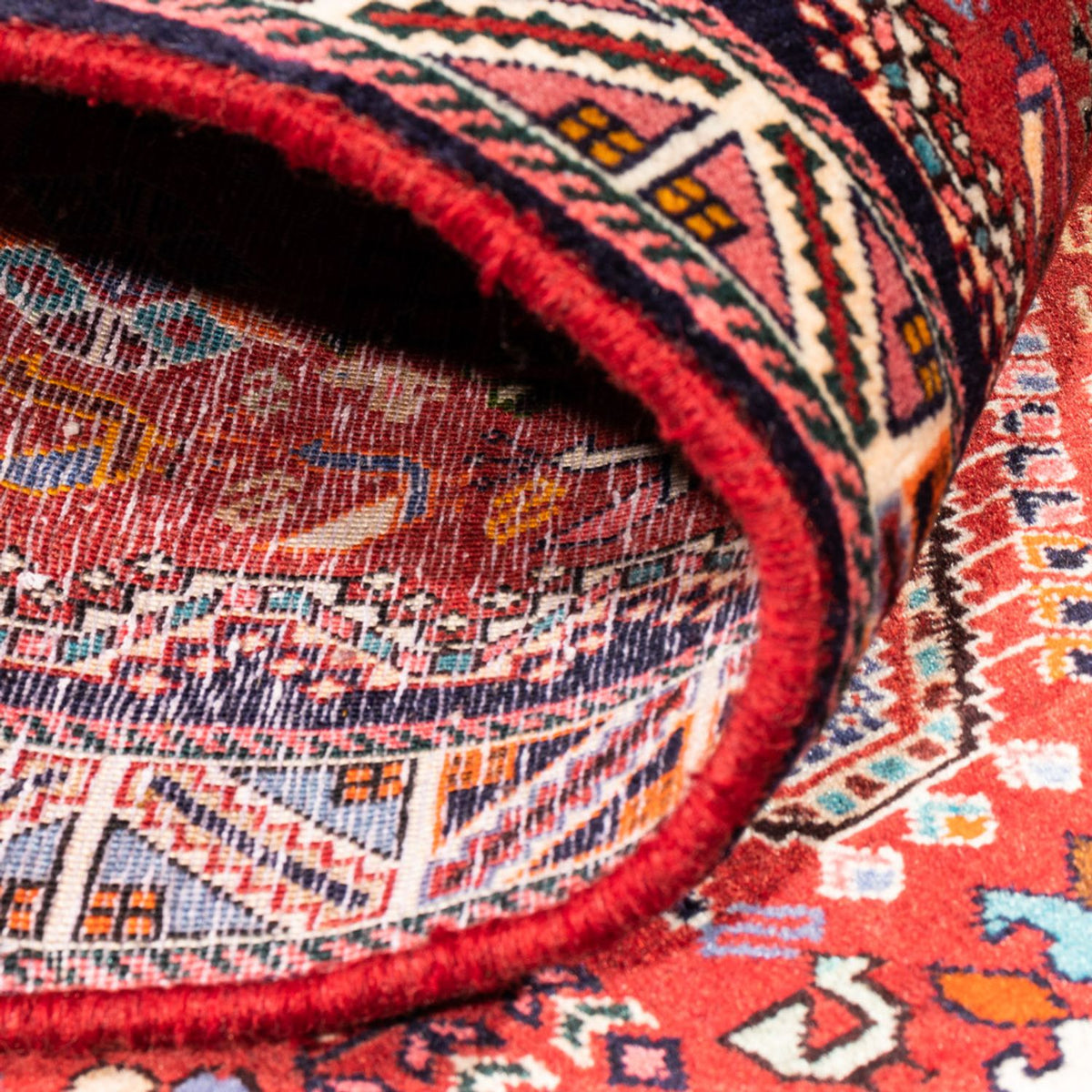 Runner Perser Rug - Nomadic - 248 x 83 cm - red