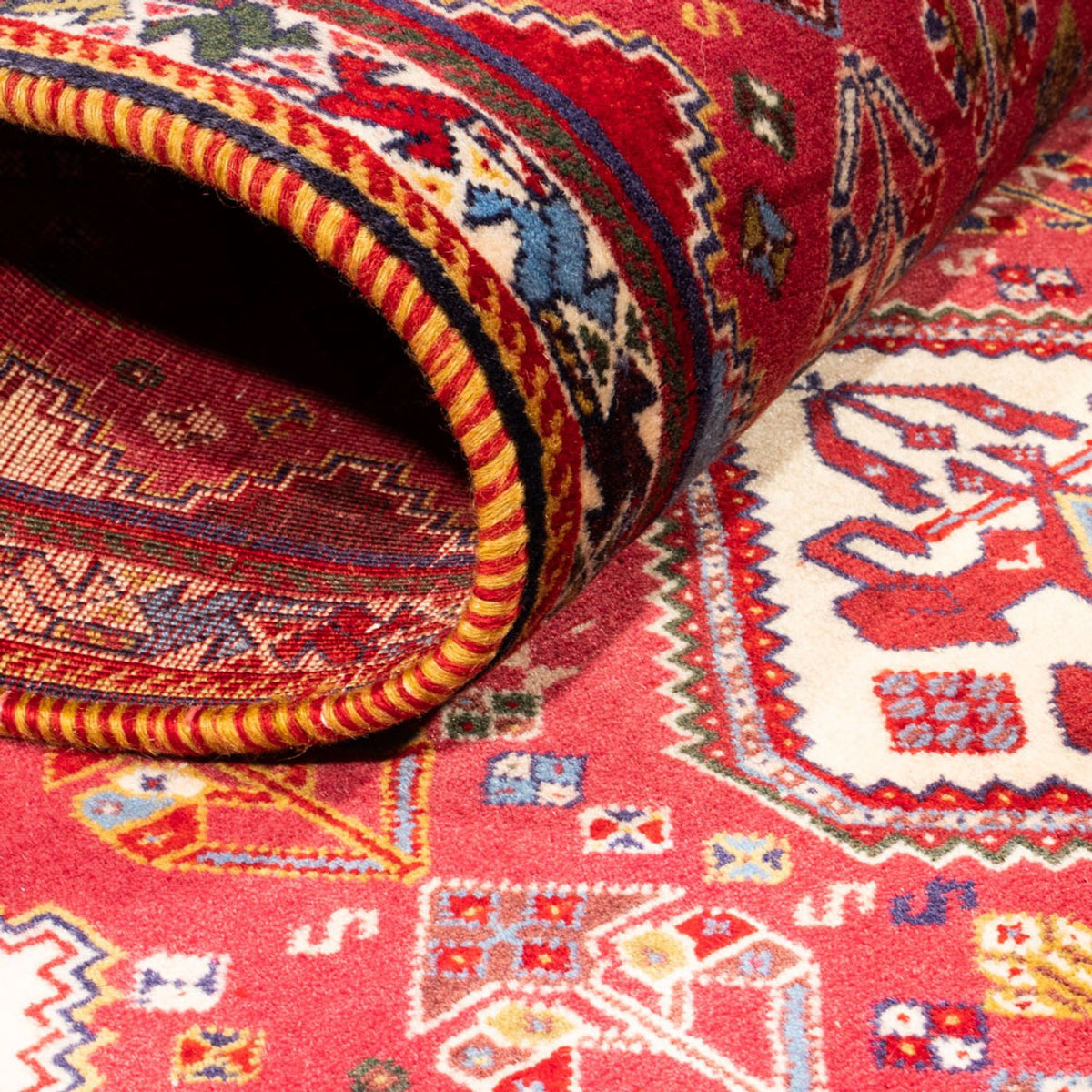 Runner Gabbeh Rug - Kashkuli Perser - 238 x 72 cm - red