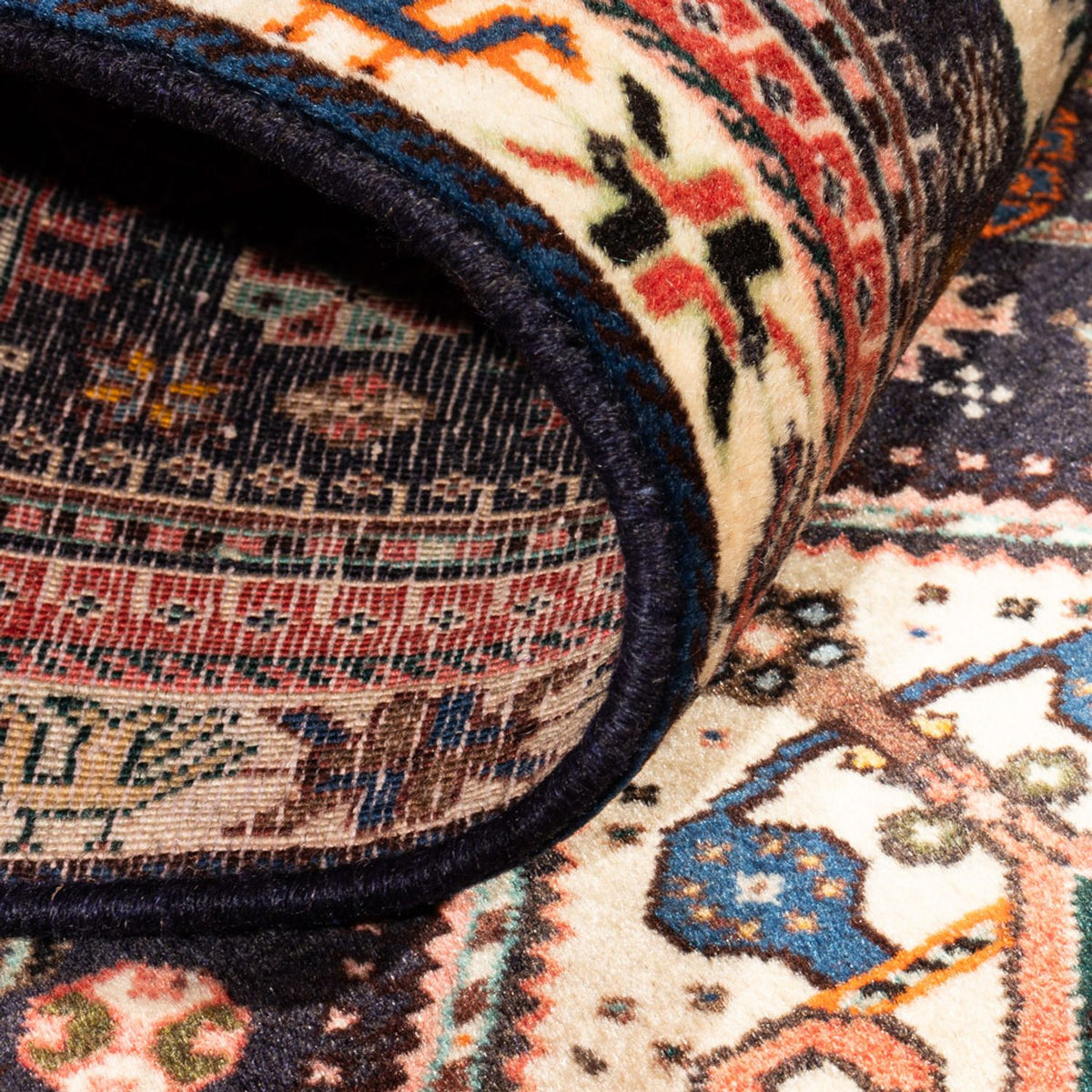 Runner Perser Rug - Nomadic - 297 x 74 cm - dark blue