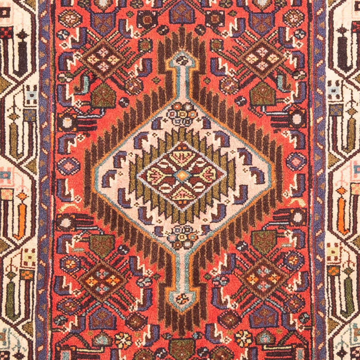 Runner Perser Rug - Nomadic - 284 x 75 cm - red