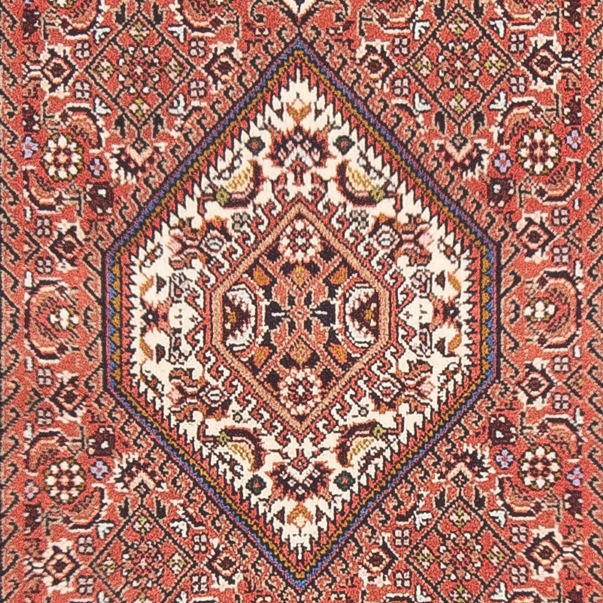 Perser Rug - Bidjar - 140 x 83 cm - red