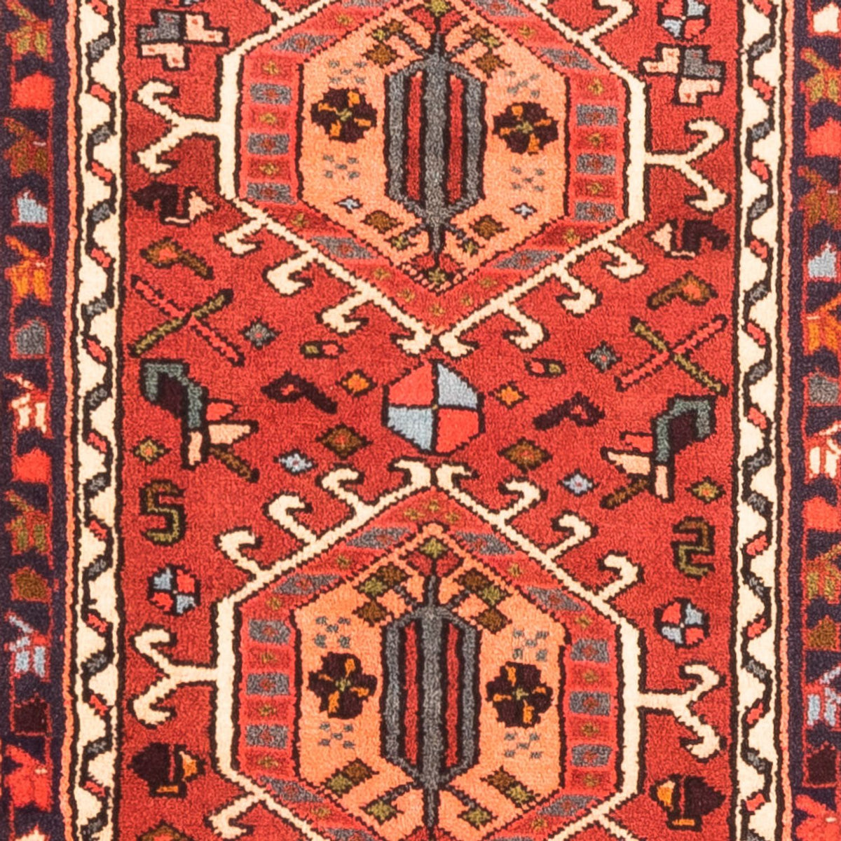 Runner Perser Rug - Nomadic - 276 x 75 cm - red