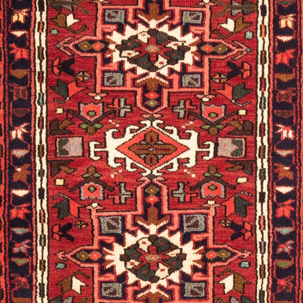 Runner Perser Rug - Nomadic - 194 x 68 cm - red