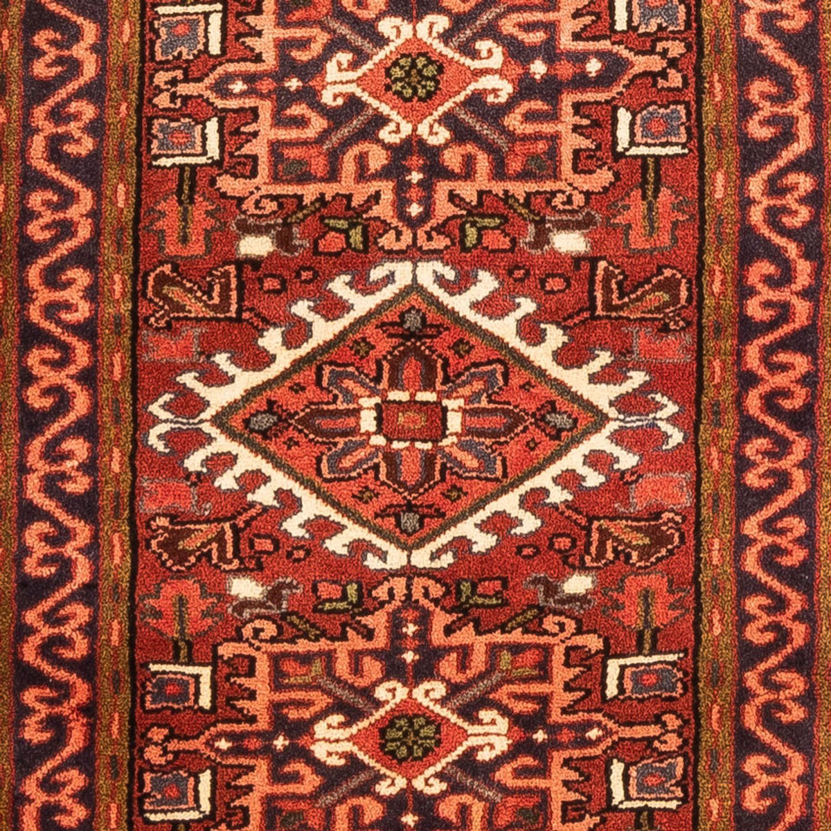 Runner Perser Rug - Nomadic - 201 x 68 cm - red