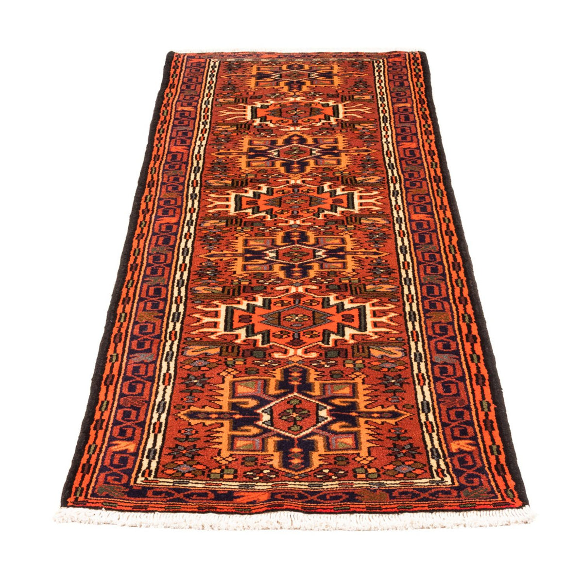 Runner Perser Rug - Nomadic - 194 x 67 cm - red