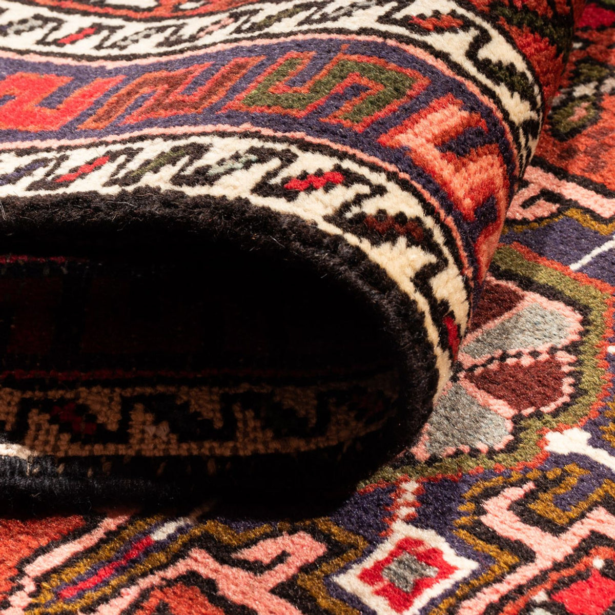 Runner Perser Rug - Nomadic - 388 x 80 cm - red