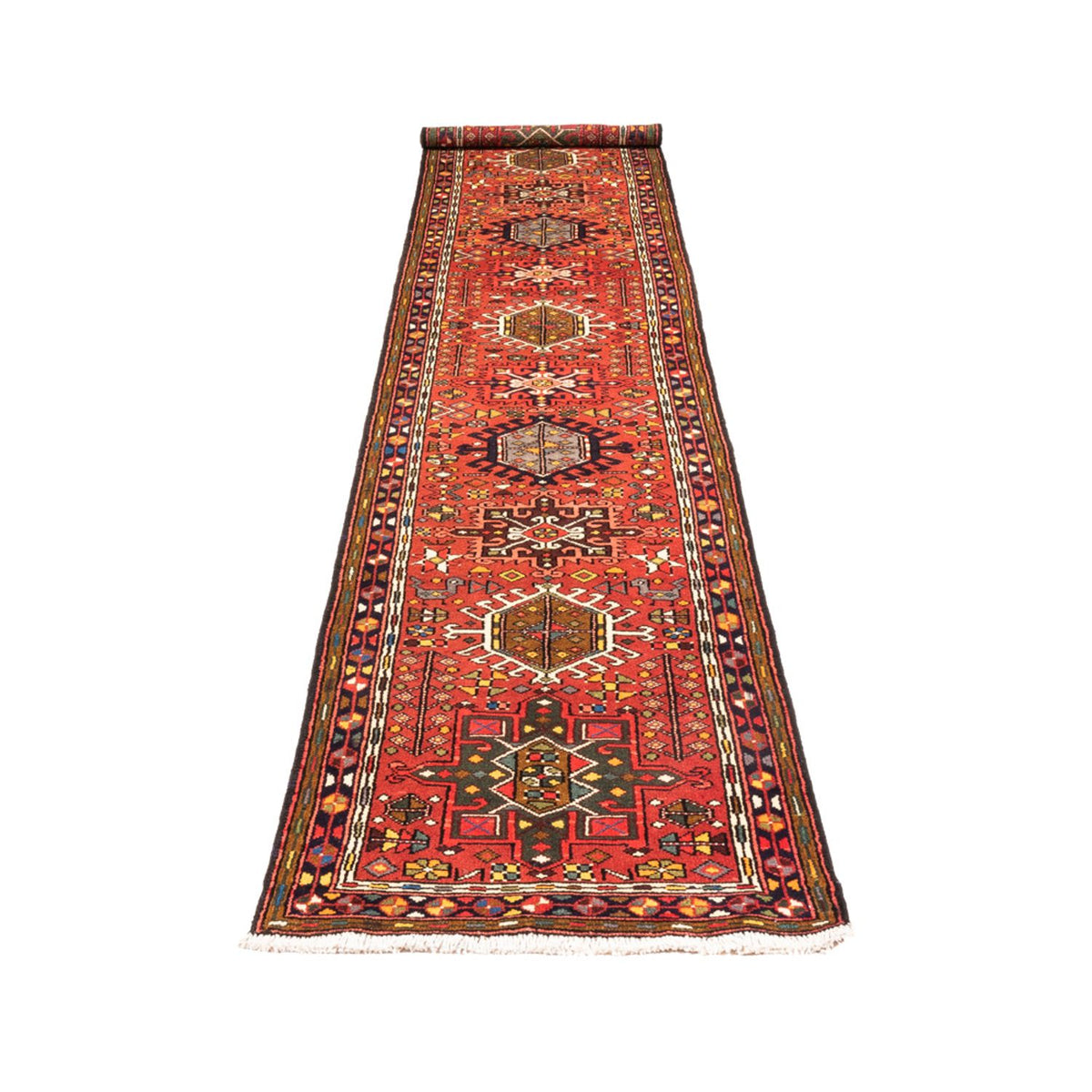 Runner Perser Rug - Nomadic - 390 x 70 cm - red