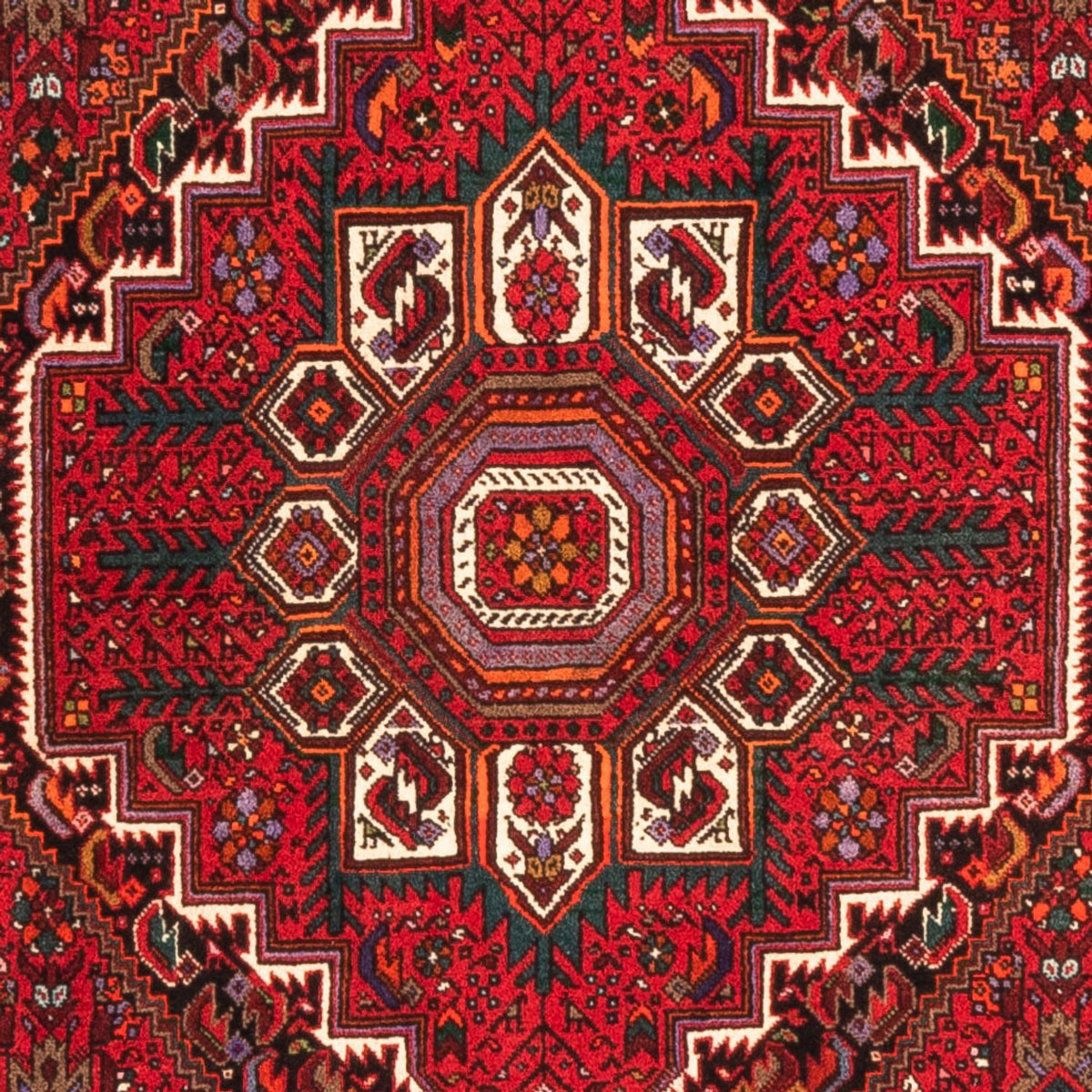 Perser Rug - Nomadic - 150 x 105 cm - red