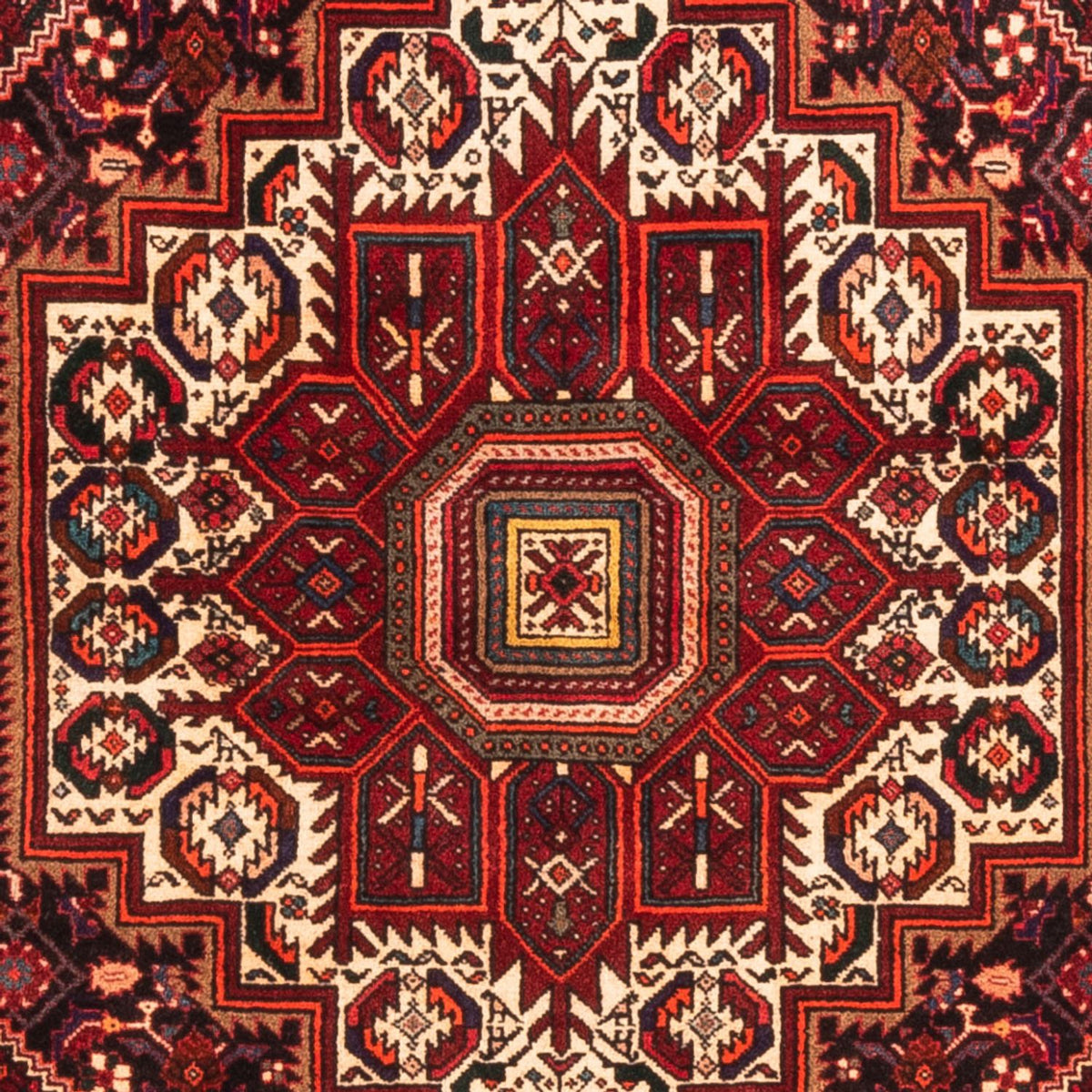 Gabbeh Rug - Loribaft Perser - 157 x 100 cm - red