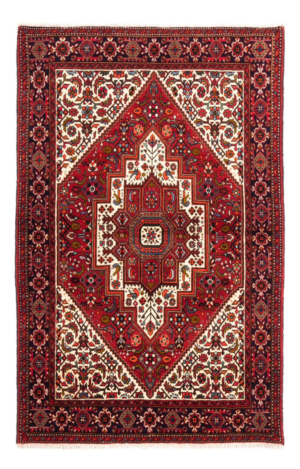 Perser Rug - Nomadic - 156 x 108 cm - red