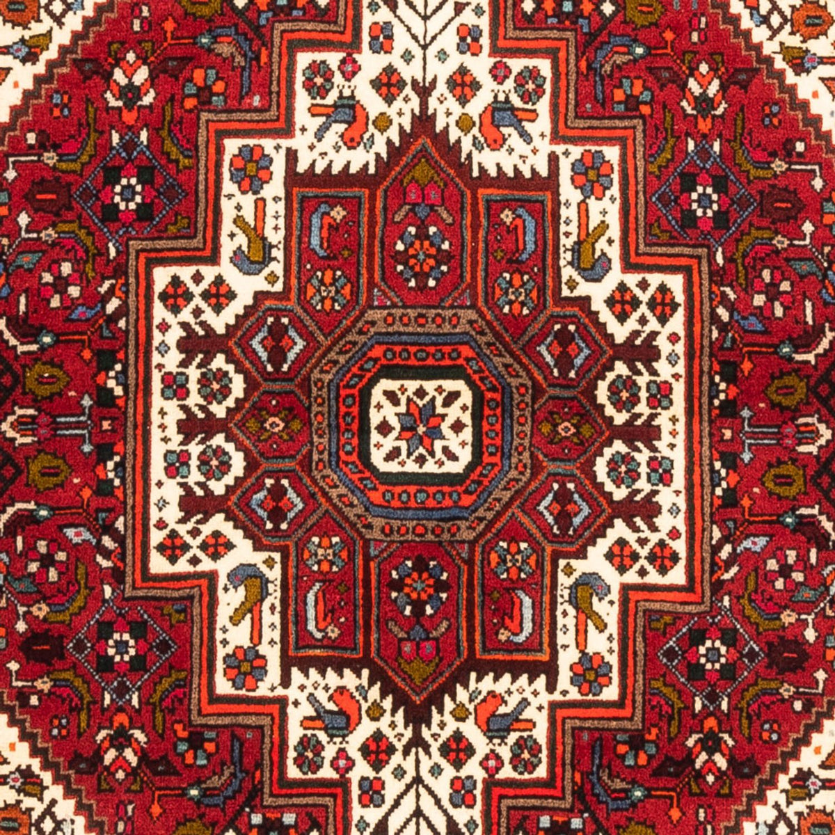 Perser Rug - Nomadic - 156 x 108 cm - red