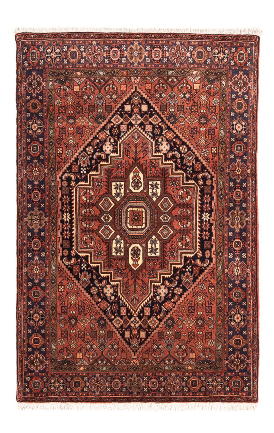 Perser Rug - Nomadic - 138 x 94 cm - rust