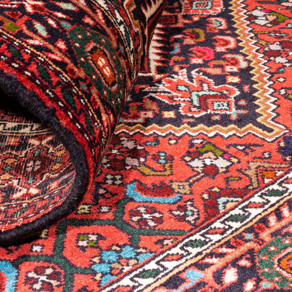 Perser Rug - Nomadic - 150 x 100 cm - red