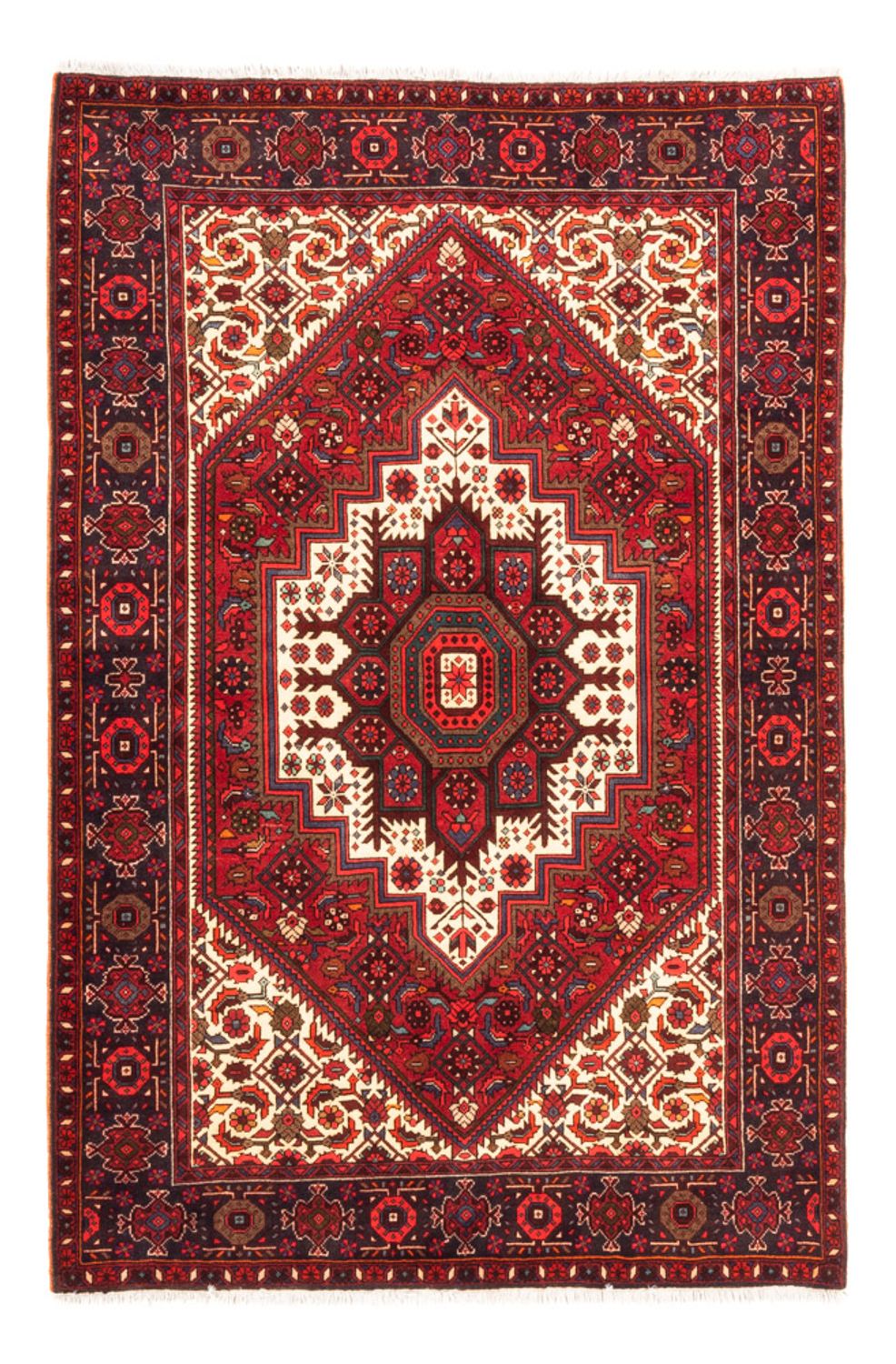Perser Rug - Nomadic - 143 x 100 cm - red