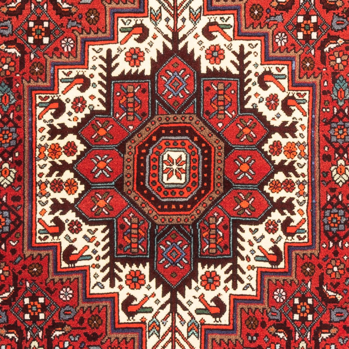 Perser Rug - Nomadic - 160 x 100 cm - red