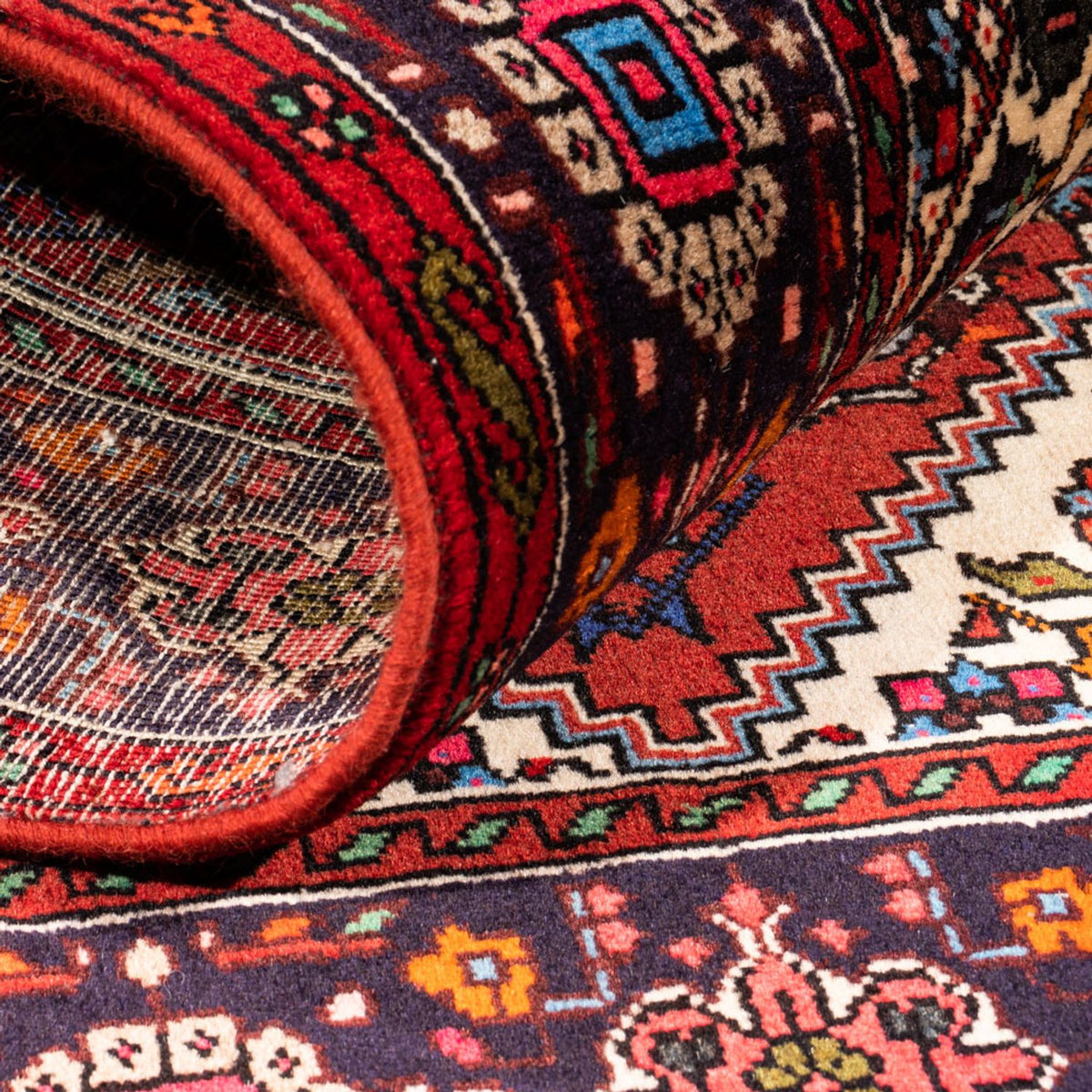 Perser Rug - Nomadic - 148 x 100 cm - red