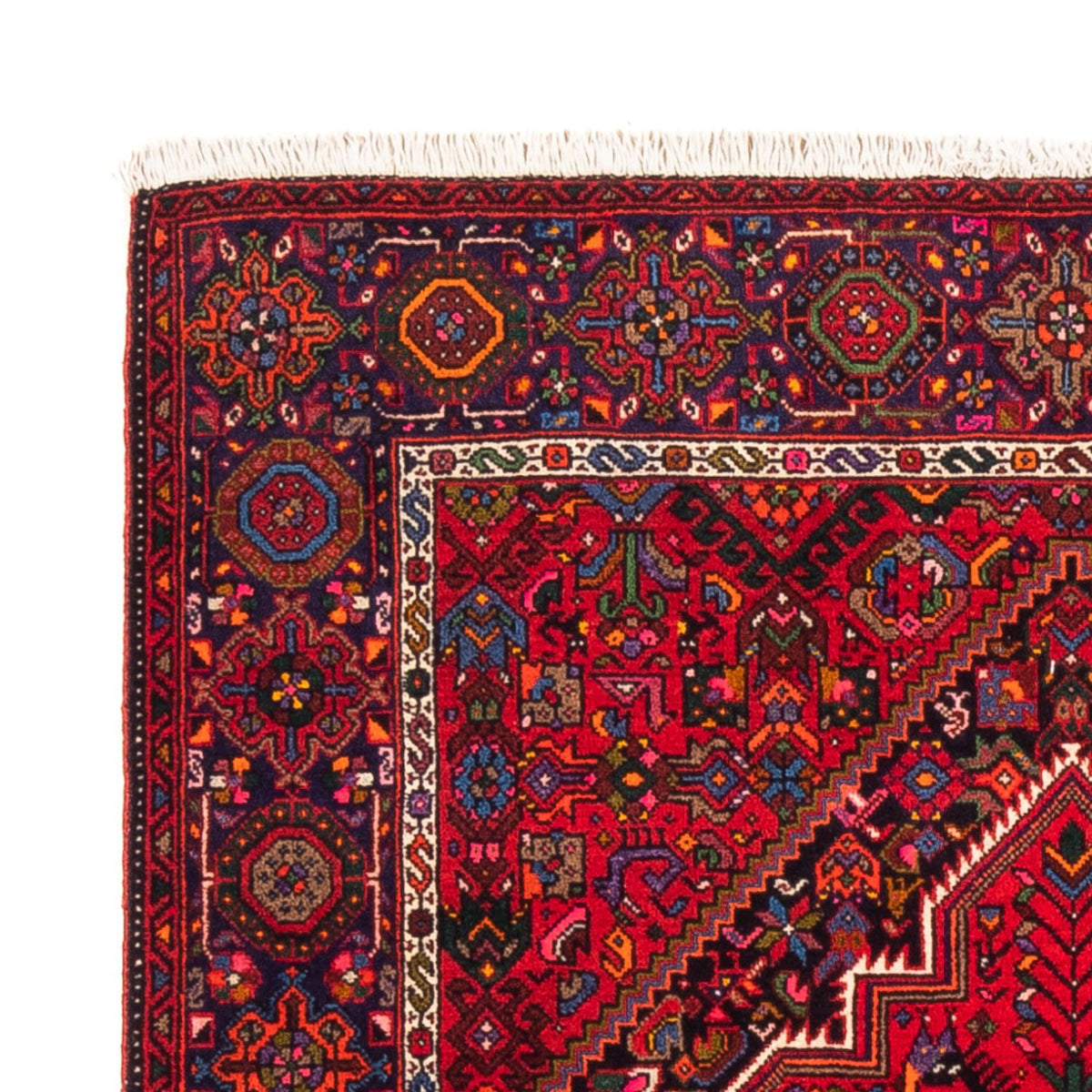 Perser Rug - Nomadic - 144 x 100 cm - red