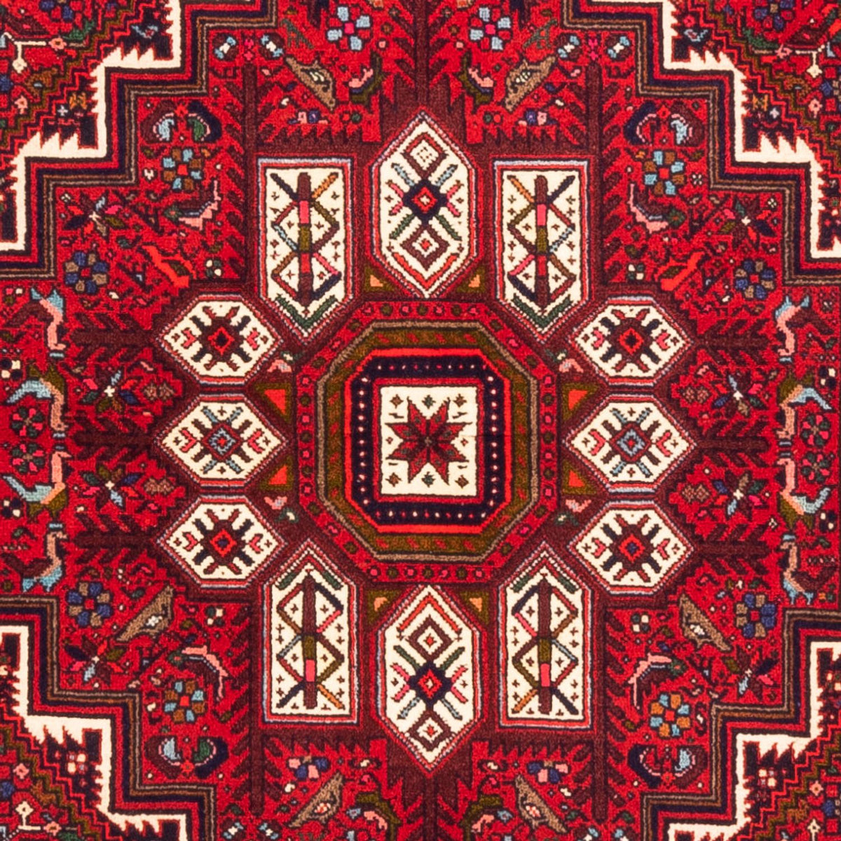 Perser Rug - Nomadic - 145 x 100 cm - red