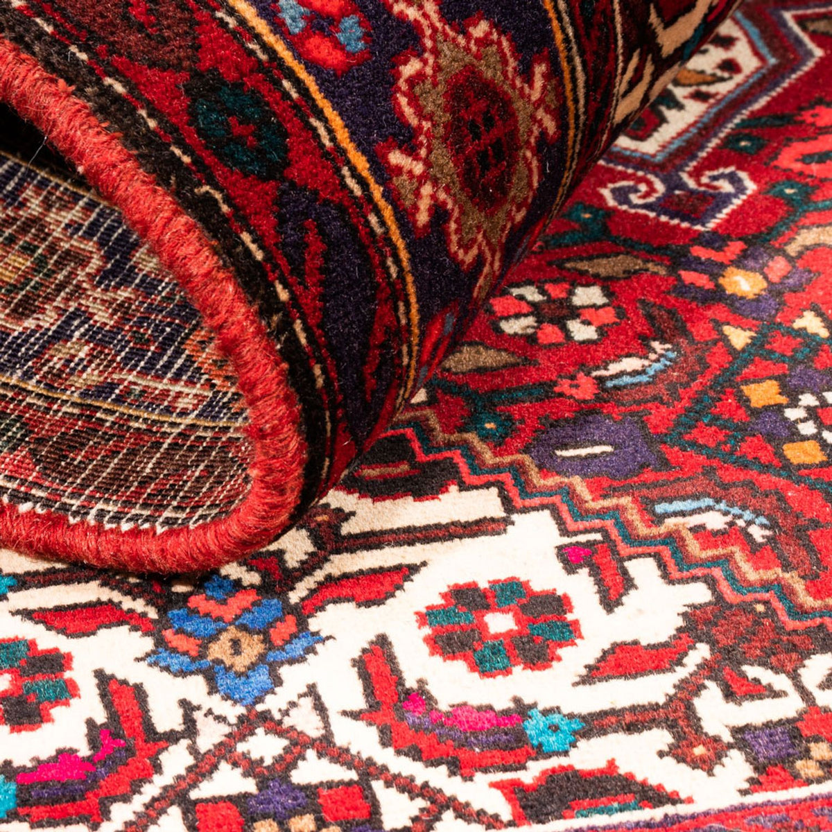 Perser Rug - Nomadic - 146 x 102 cm - red