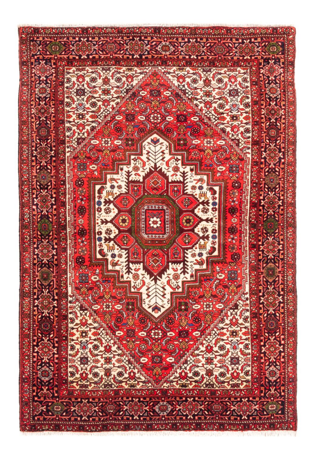 Perser Rug - Nomadic - 147 x 100 cm - red