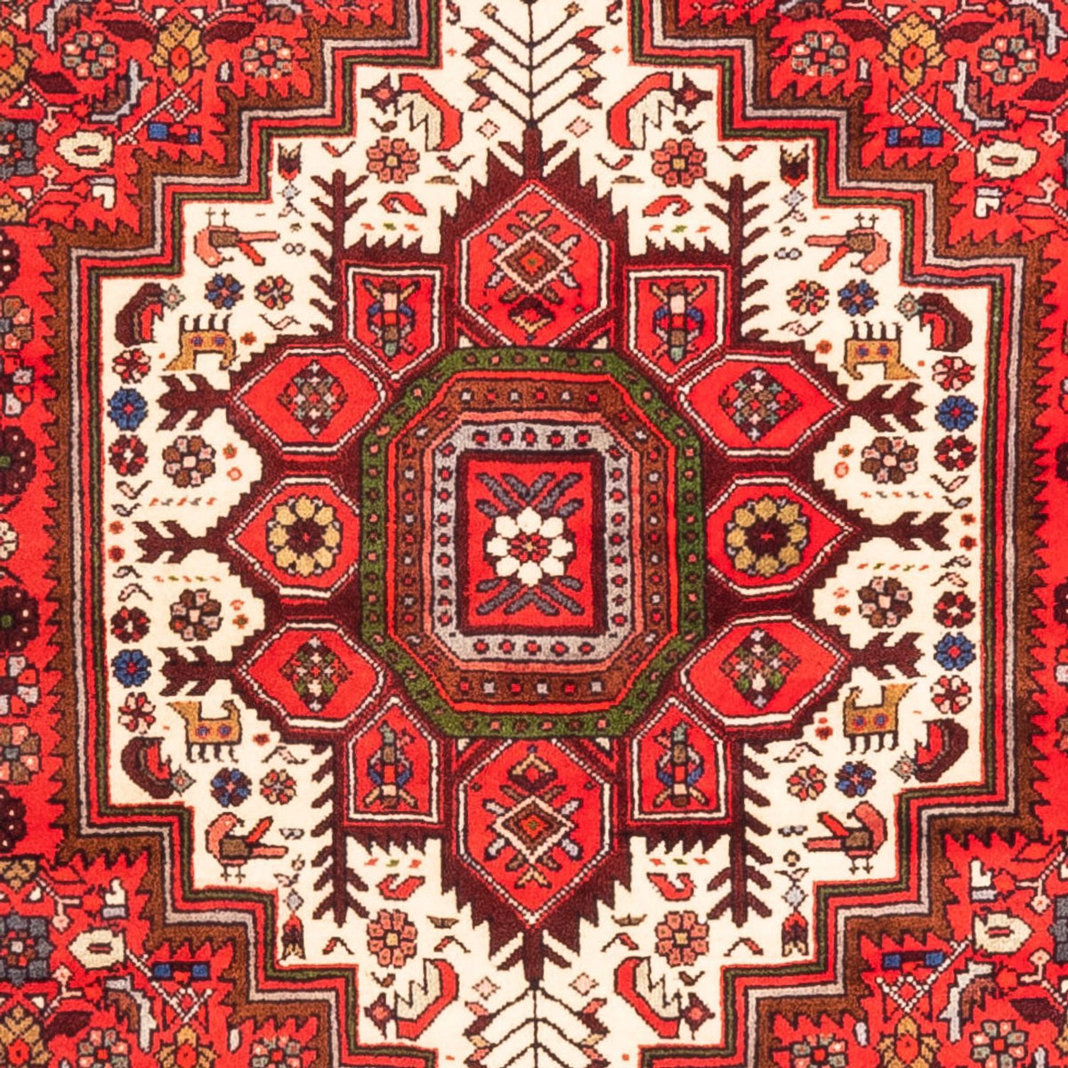 Perser Rug - Nomadic - 147 x 100 cm - red