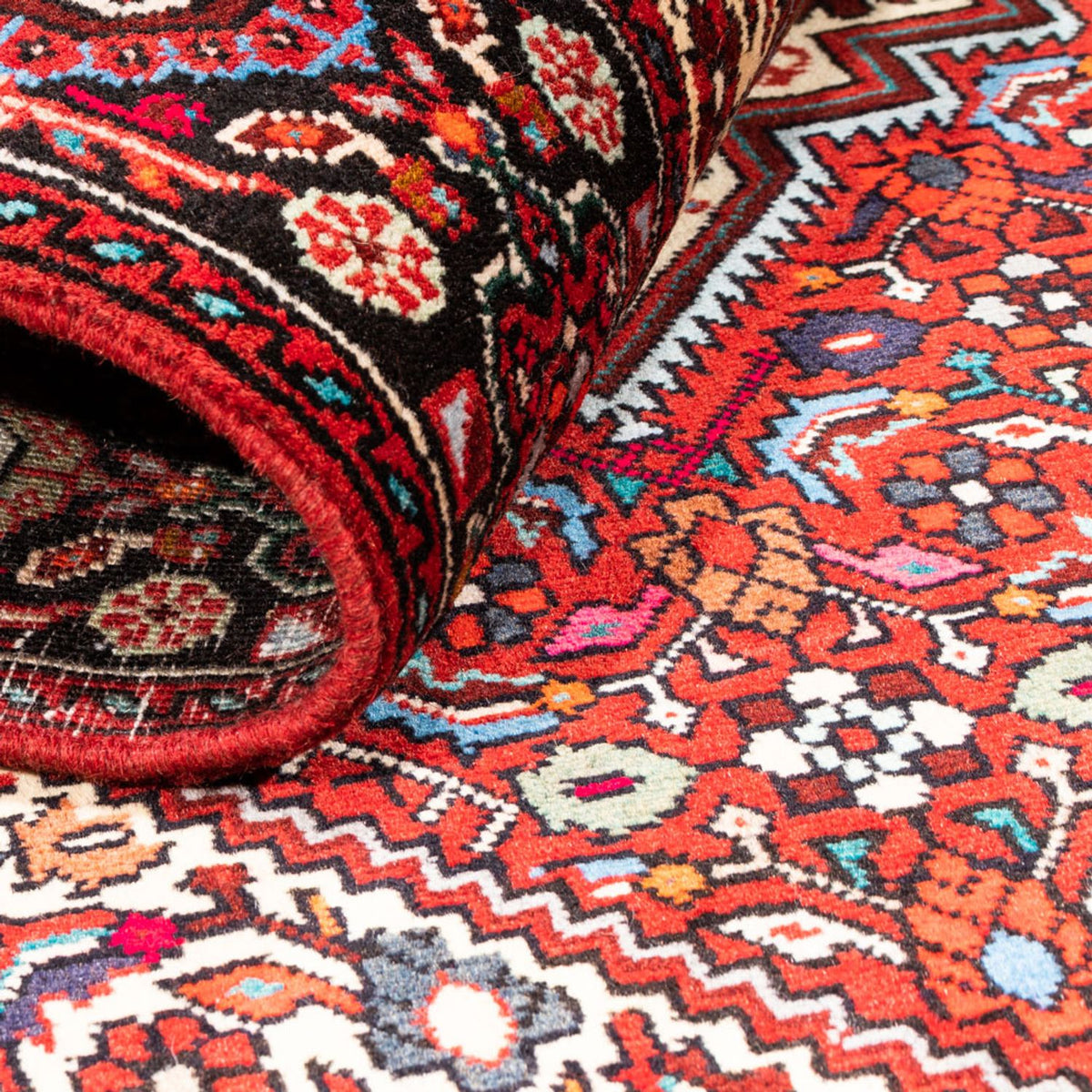 Perser Rug - Nomadic - 153 x 101 cm - red