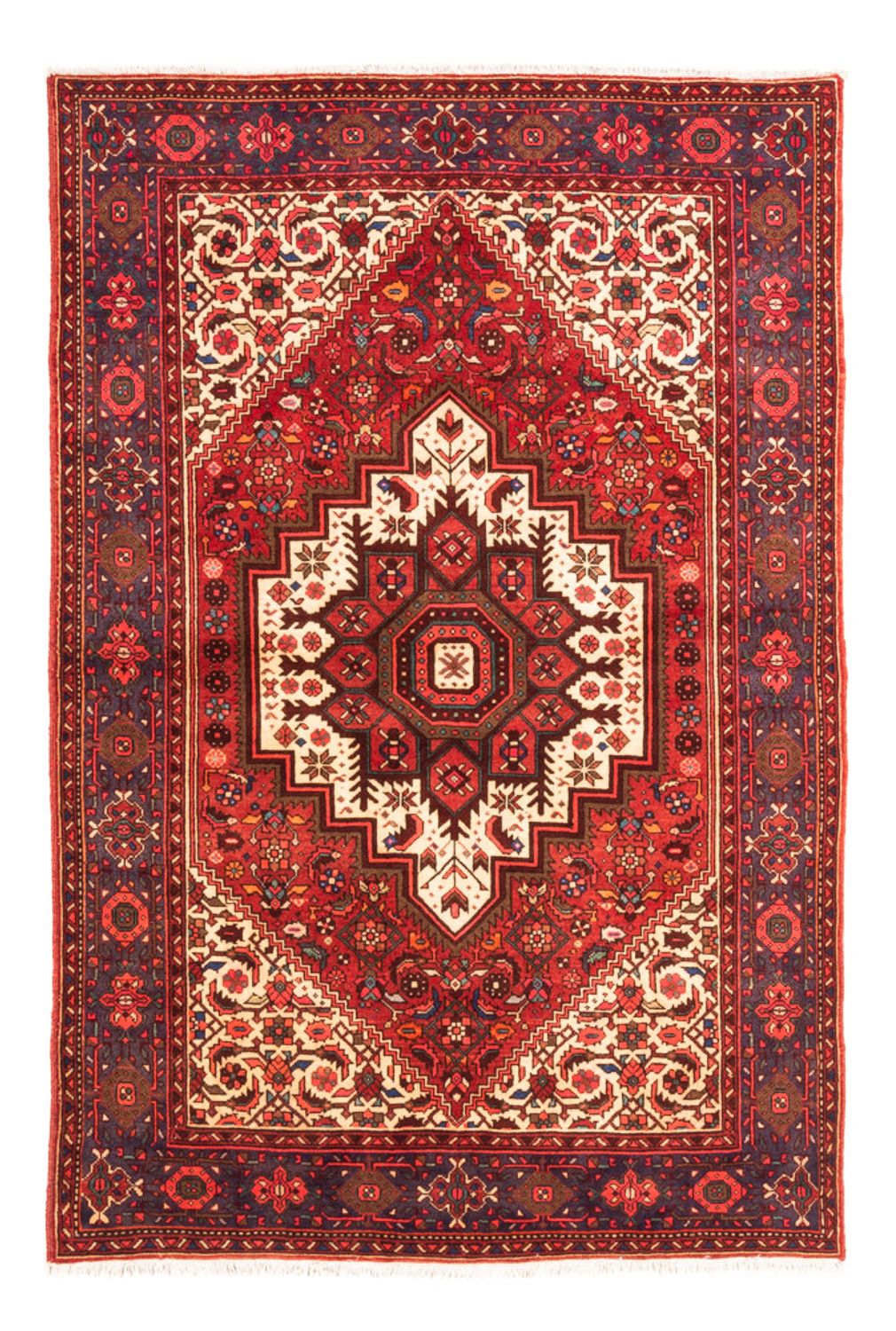 Perser Rug - Nomadic - 146 x 100 cm - red