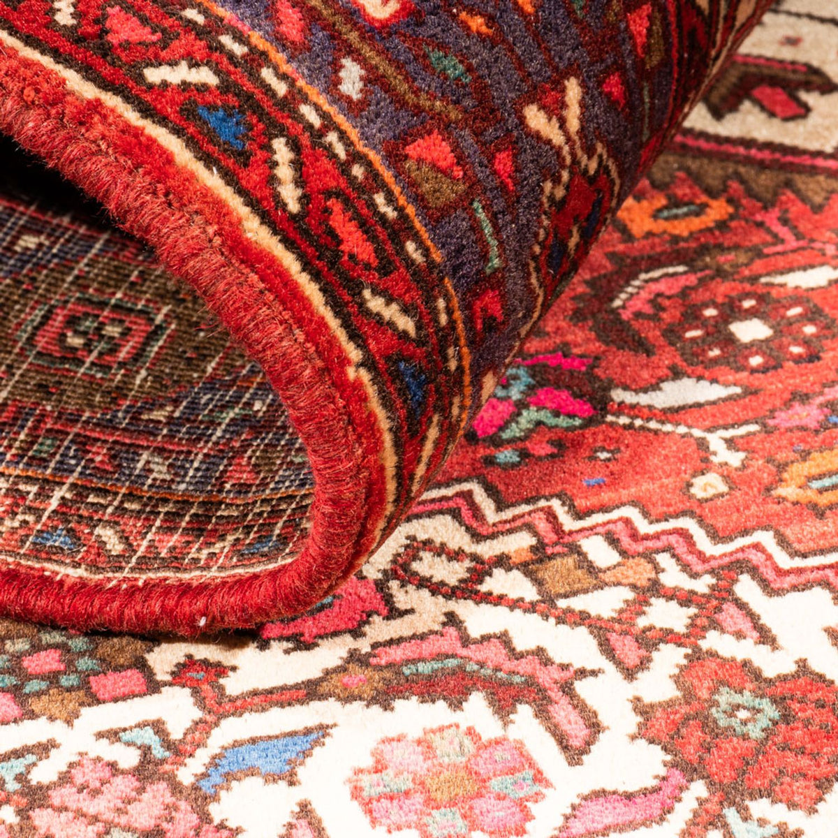 Perser Rug - Nomadic - 146 x 100 cm - red