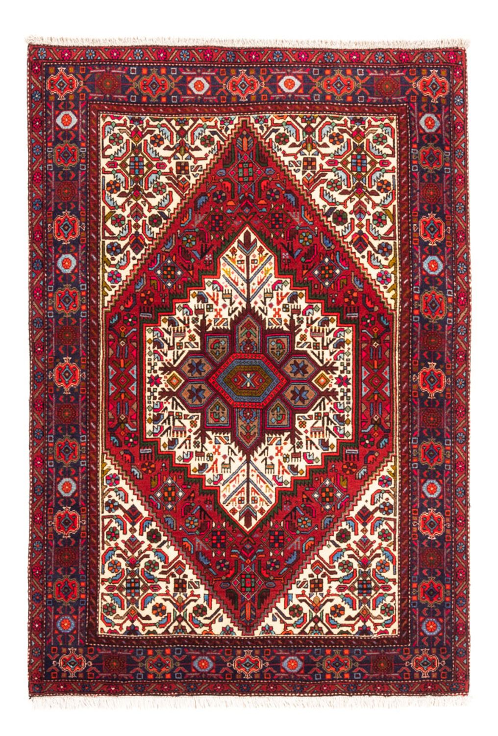 Perser Rug - Nomadic - 146 x 100 cm - red