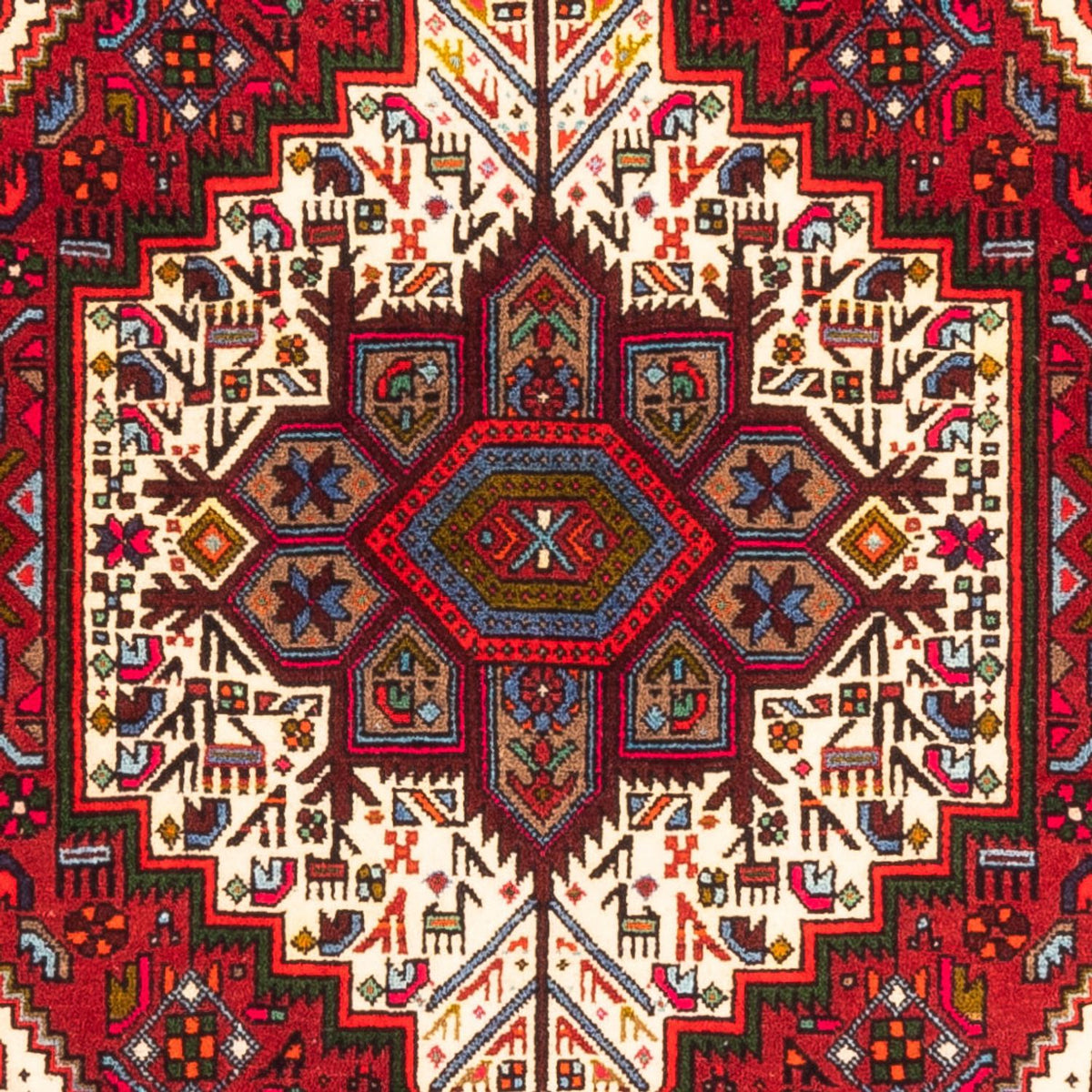 Perser Rug - Nomadic - 146 x 100 cm - red