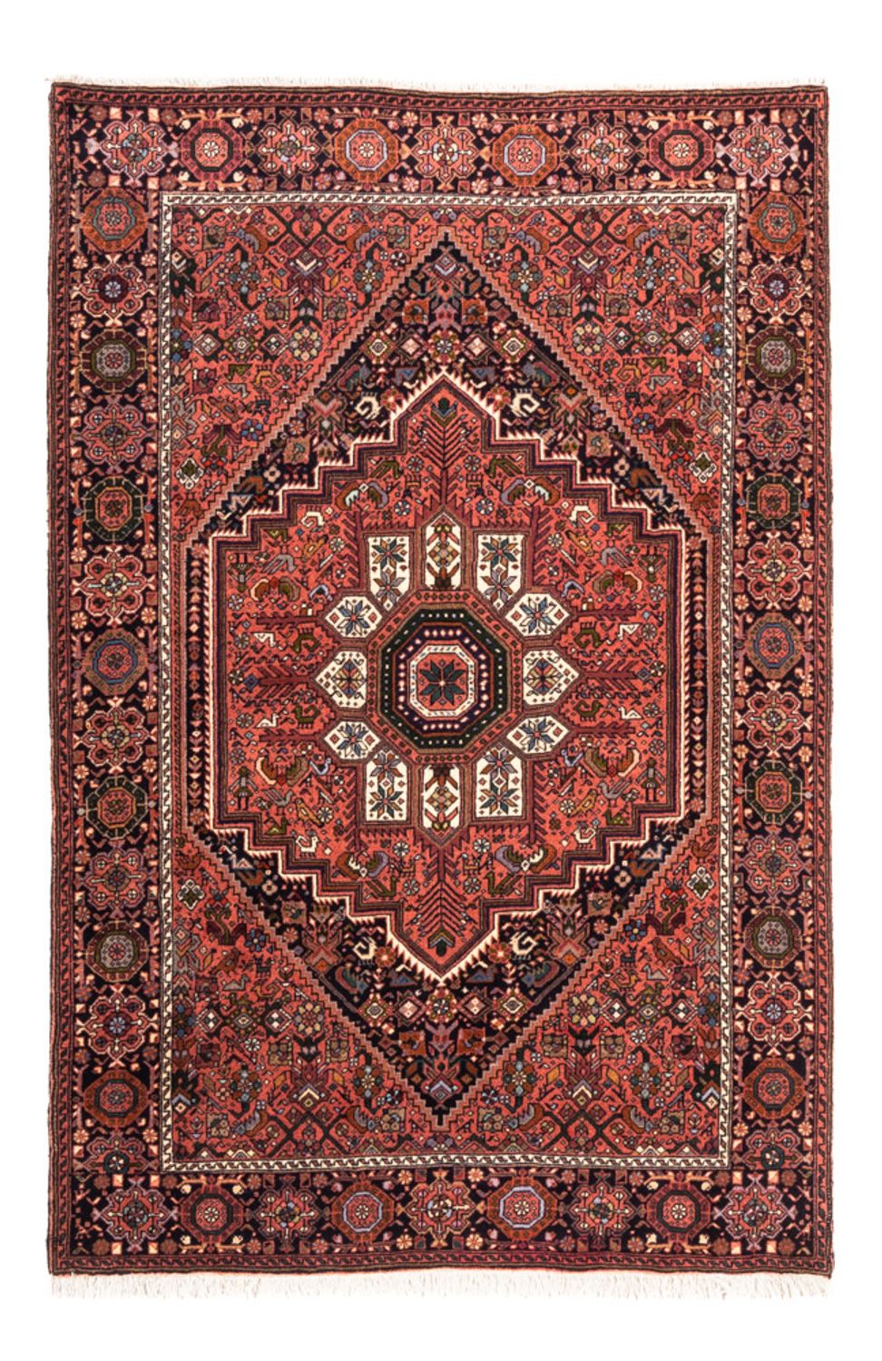 Perser Rug - Nomadic - 147 x 100 cm - red