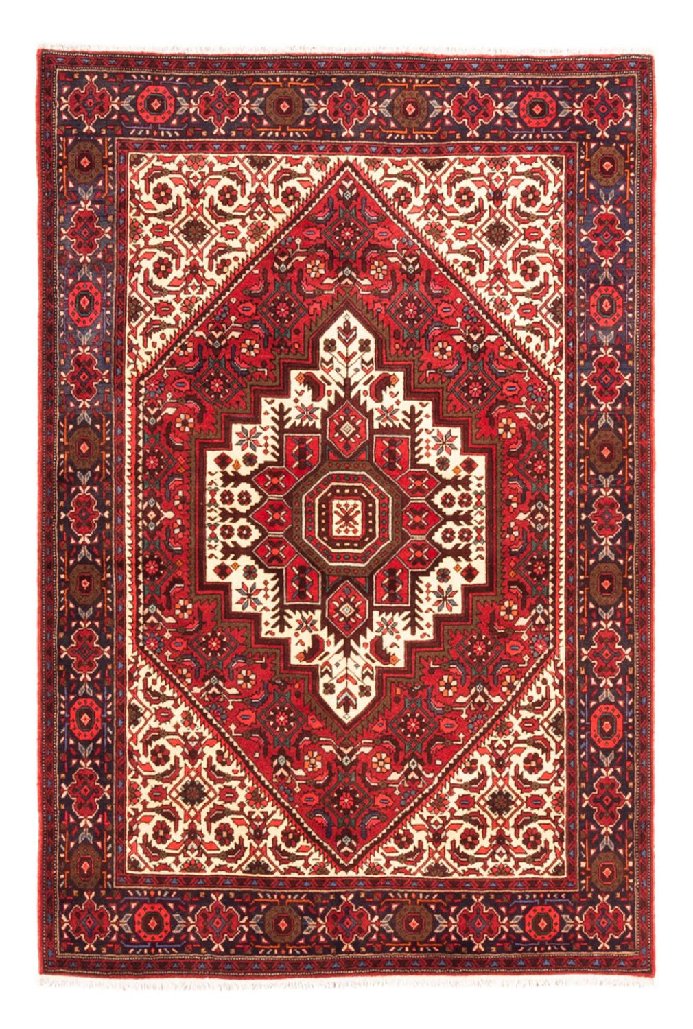 Perser Rug - Nomadic - 148 x 100 cm - red