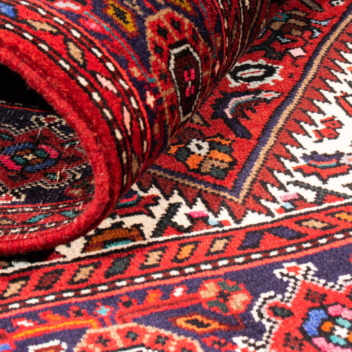 Perser Rug - Nomadic - 152 x 100 cm - red