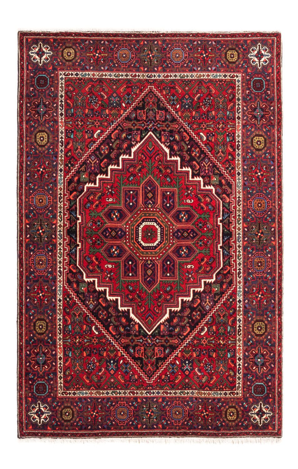 Perser Rug - Nomadic - 150 x 102 cm - red