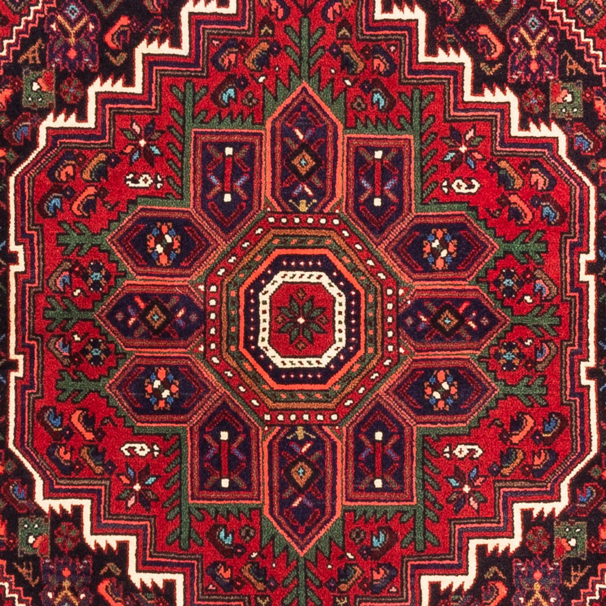 Perser Rug - Nomadic - 150 x 102 cm - red