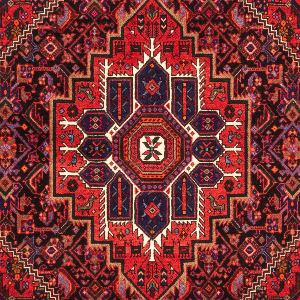 Perser Rug - Nomadic - 148 x 102 cm - red