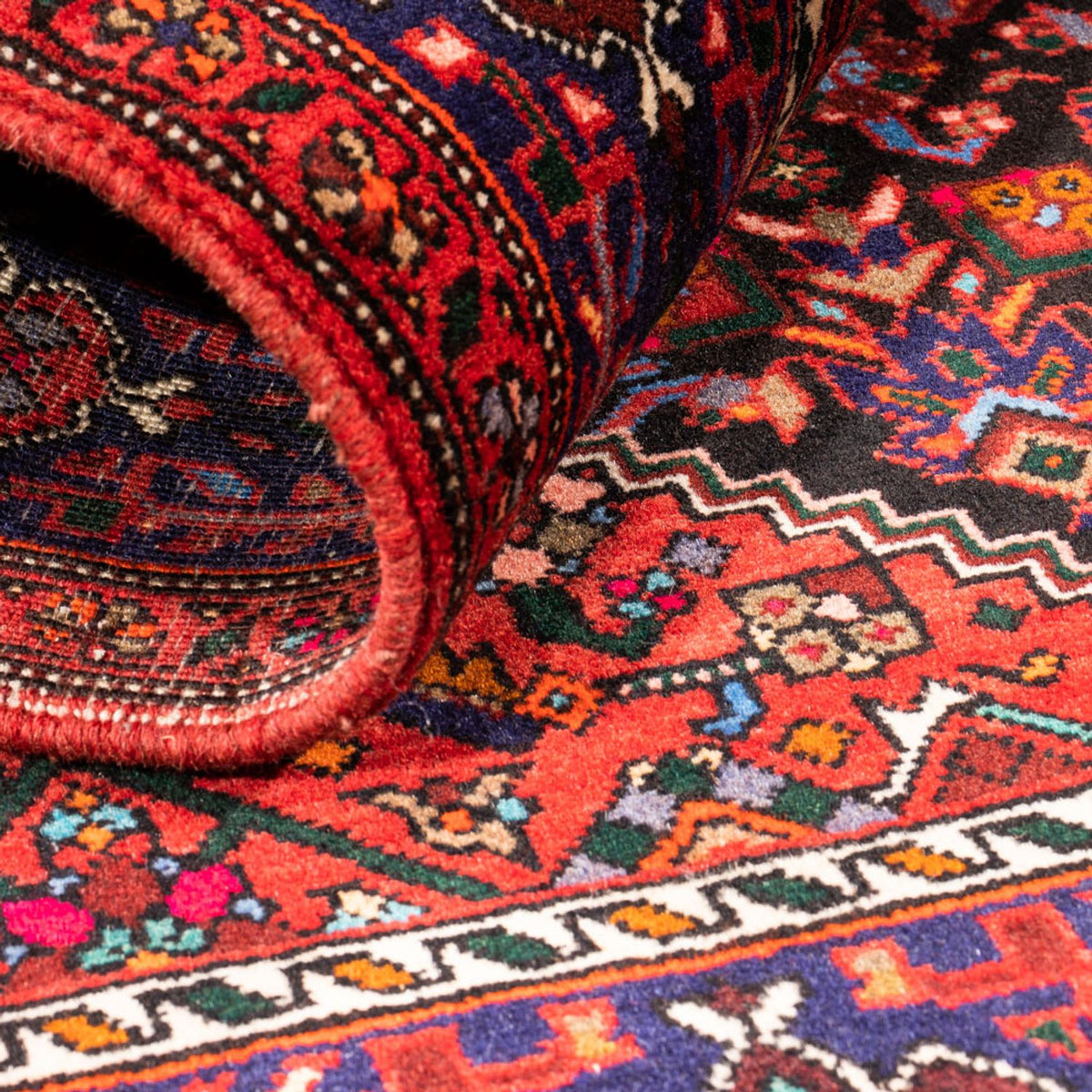 Perser Rug - Nomadic - 148 x 102 cm - red