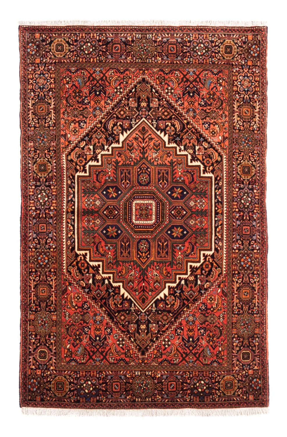 Perser Rug - Nomadic - 160 x 100 cm - red