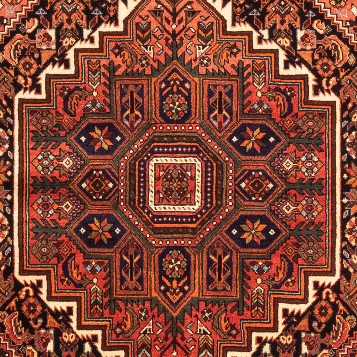 Perser Rug - Nomadic - 160 x 100 cm - red