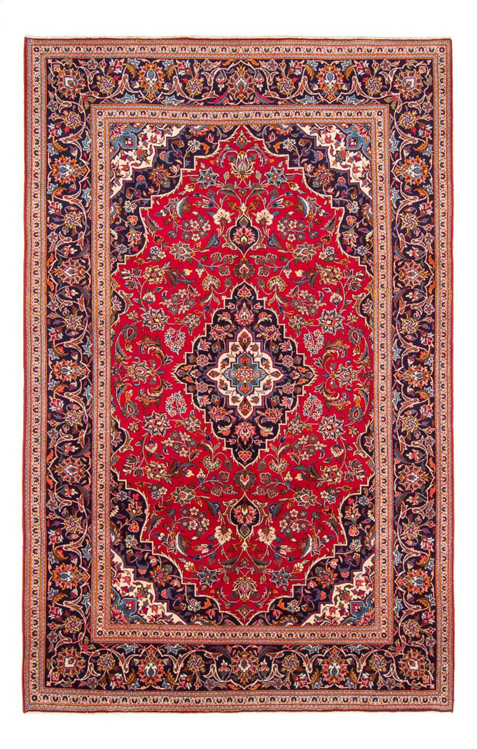 Perser Rug - Keshan - 293 x 195 cm - red