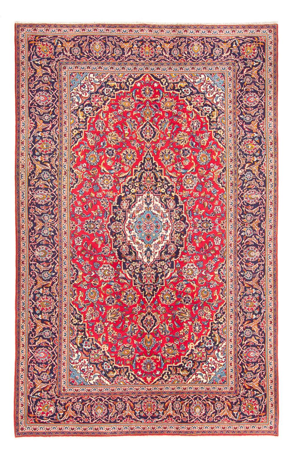 Perser Rug - Keshan - 297 x 194 cm - red