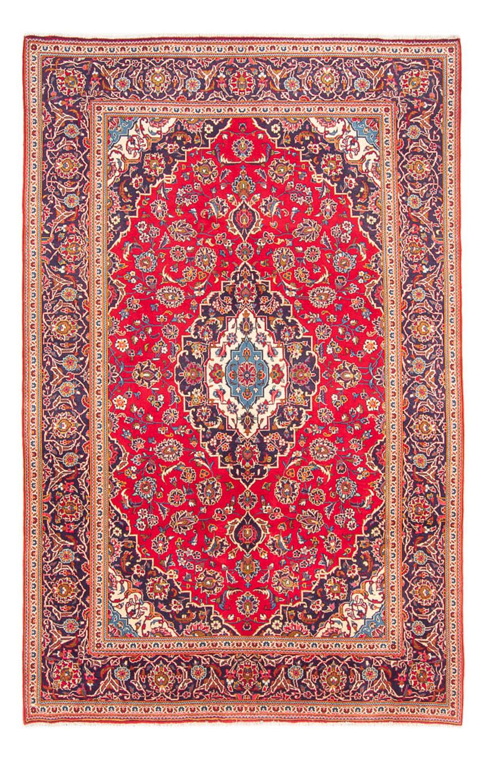 Perser Rug - Keshan - 295 x 196 cm - red