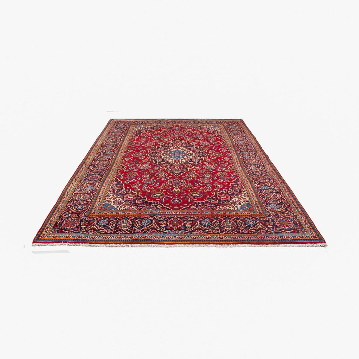 Perser Rug - Keshan - 300 x 197 cm - red
