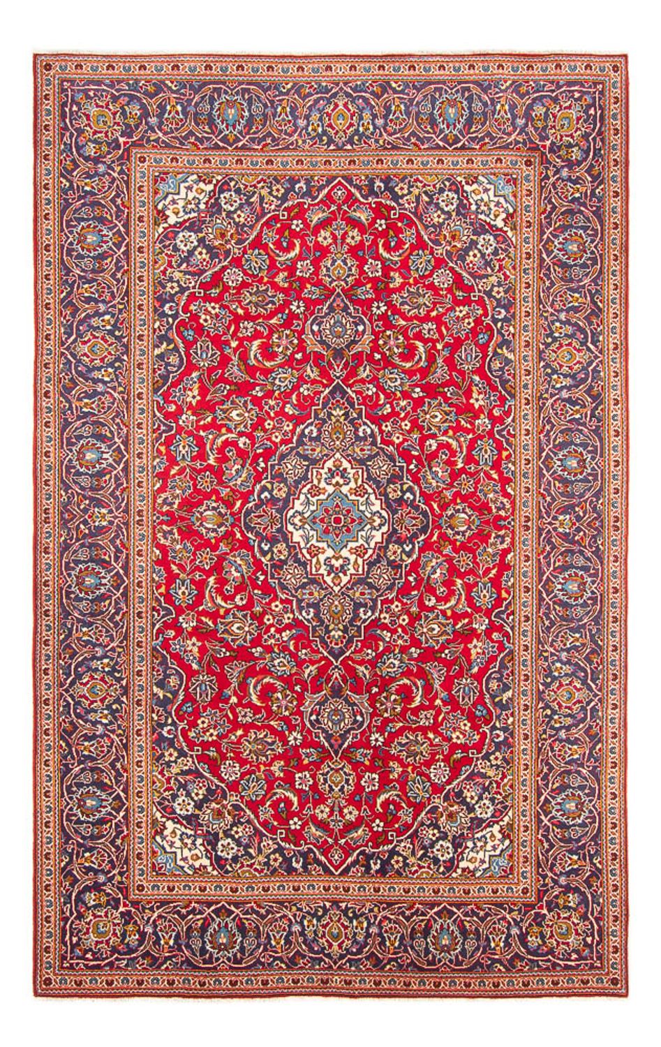 Perser Rug - Keshan - 307 x 198 cm - red