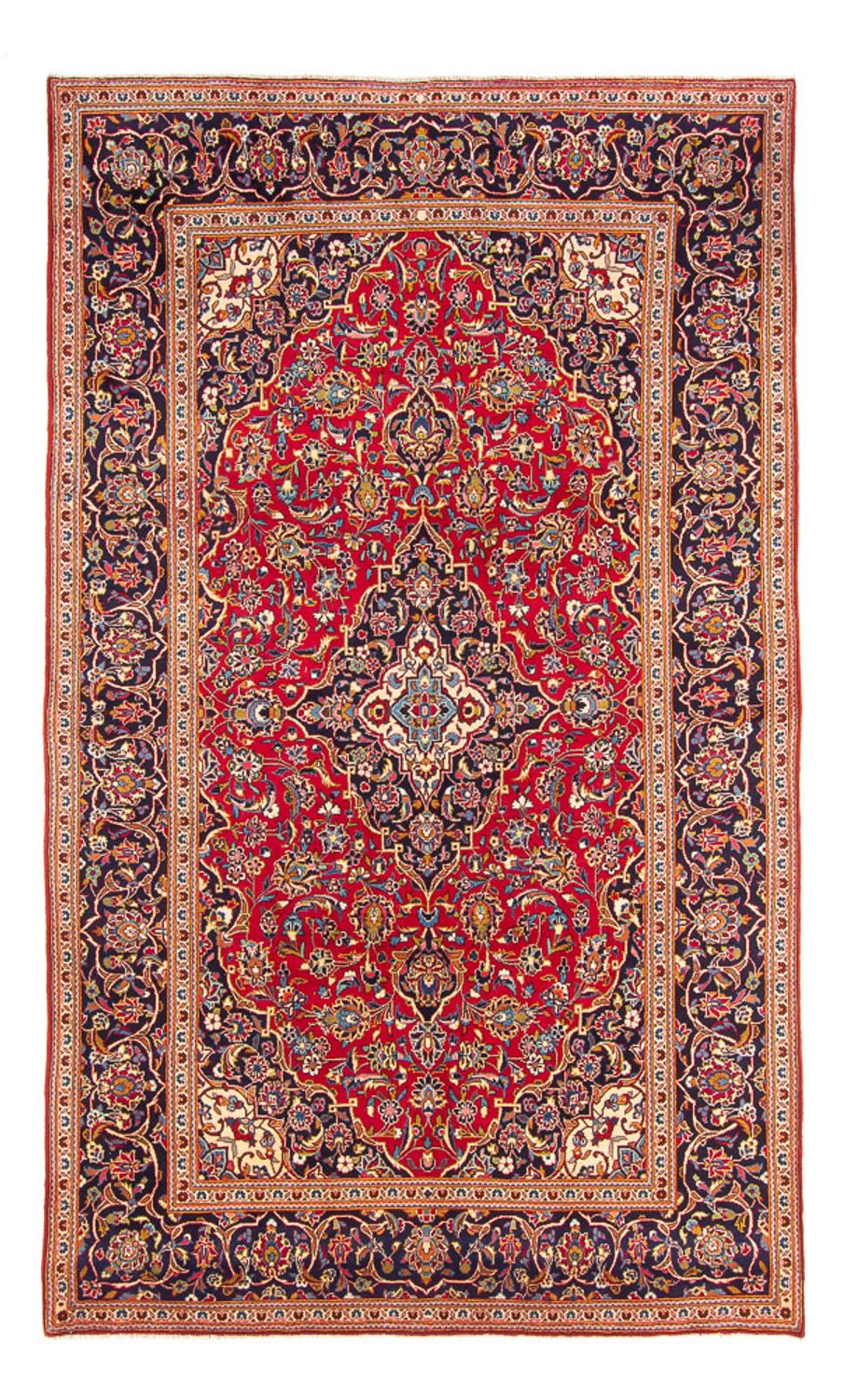 Perser Rug - Keshan - 314 x 197 cm - red
