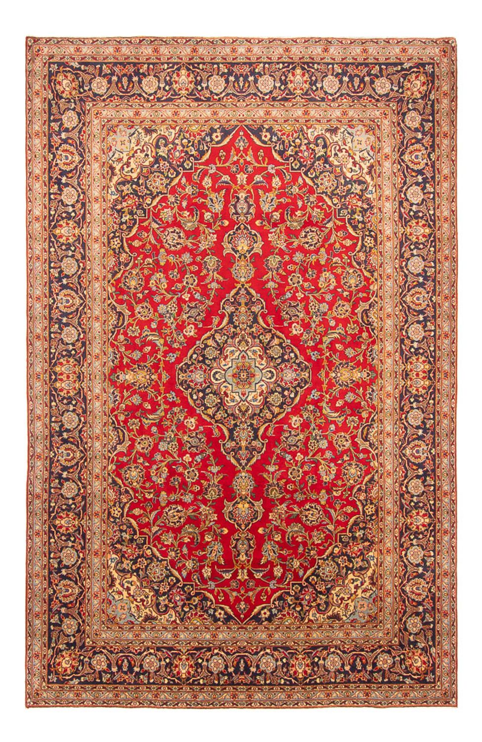 Perser Rug - Keshan - 307 x 204 cm - red