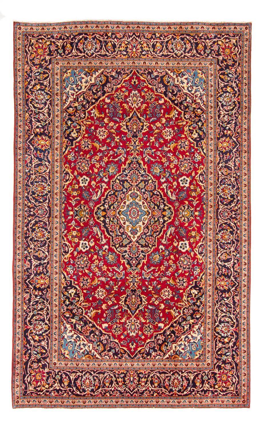 Perser Rug - Keshan - 312 x 202 cm - red